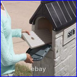 Mailbox Large Security Post Box Mail Safe Secure Locking Lockable Lock Storage