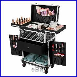 Makeup Trolley Extra Large Case Vanity Beauty Nail Tool Storage Hairdressing Box