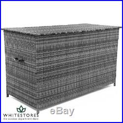 Maze Rattan Large Storage Cushion Box Grey