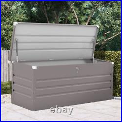 Metal Galvanized Steel Garden Storage Box Lid Lockable Storage BillyOh Boxer