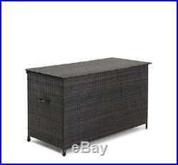 Milan Rattan Outdoor Garden Furniture Large Weave Storage Box