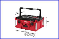 Milwaukee Packout Portable Tool-Box Storage Rolling-Wheeled Cart Chest Organizer
