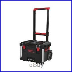 Milwaukee Packout Set with Trolley Case, Packout Case Large & Packout Case