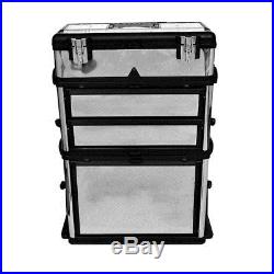 Mobile Tool Box Storage On Wheels Tool Chest Toolbox Stainless Steel Large Deep