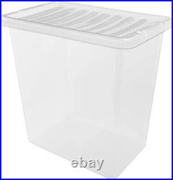 Multipurpose Home Office Moving Useful Plastic Storage Containers With Lids