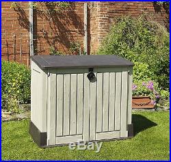 NEXT DAY DELIVERY Garden Storage Box Chest Patio Large Waterproof Outdoor Shed