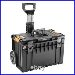 Neo Tools Modular Box on Wheels + 500 Box storage 2 Piece Cart Set