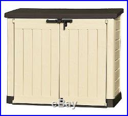 New Keter Garden Storage Box Outdoor Shed Extra-Large Garden Furniture Bike Shed