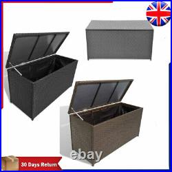 Outdoor Garden Rattan Storage Box 320L Chest Case Shed Furniture Waterproof