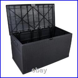 Outdoor Garden Storage Box Patio Chest Plastic Lid Container Cargobox 450 Litre