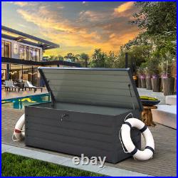 Outdoor Garden Storage Box Waterproof Chest 600L Large Lid Box Utility Lockable