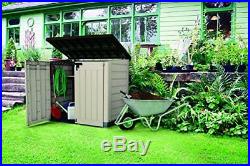 Outdoor Storage Large Plastic Box Garden Small Sheds Tools Pool Patio 42 cu. Ft