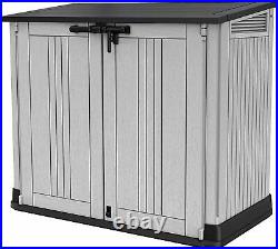Outdoor Storage Shed Patio Container Garden Chest Tool Box Organizer Lockable