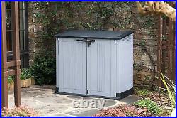 Outdoor Storage Shed Patio Container Garden Chest Tool Box Organizer Lockable
