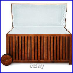 Outdoor Wooden Storage Box Home Modern Large Furniture Storage Unit Solutions