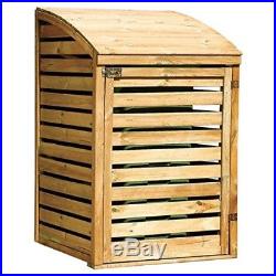 Outdoor Wooden Wheelie Bin Store Cupboard Storage Shed Garden Dustbin Large Box