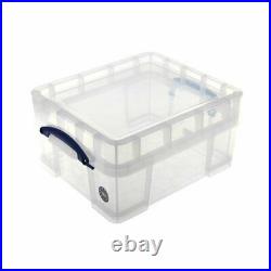 PACK OF 10 Really Useful Boxes 18XL 7 Vinyl Clear Storage Box