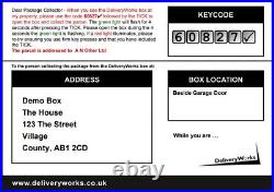 Parcel Delivery Box, Home, Collections, Electronic Lock, Web/App Enabled