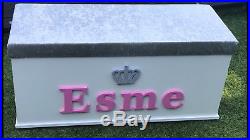 Personalised toy box, ottoman, towel box Storage Box Large Box