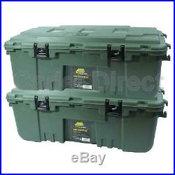Plano Military Storage Trunk, Pack of 2, Green