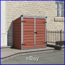 Plastic Garden Shed Large Wheelie Bin Storage Box Heavy Duty Equipment Safe NEW