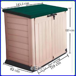 Plastic Store It Out Storage Box Extra Large Patio Garden Outdoor Boxe Solutions
