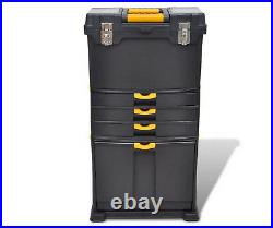 Portable Tool Case Chest Storage Tools Trolley Box Castors Equipment Drawers