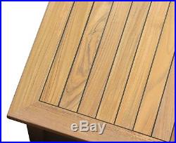 Premium Teak Wooden ASSEMBLED STORAGE Box Garden Patio Outdoor EXTRA LARGE 1.4m