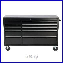 Pro Tool Cabinet Chest Box Black Bench 55/72inch Rolling Tool Storage Cabinet Uk