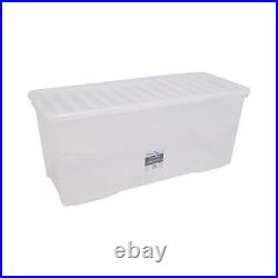 Quality Plastic Storage Boxes Pack Of 5 All Sizes Home Office Strong