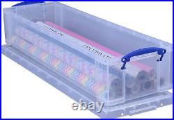 Really Useful Plastic Storage Box 22 Litre Clear