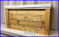 STORAGE bench Ottoman Blanket chest Wooden Trunk BOX