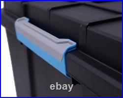 Scuba XL Black 110 Ltr Water Resistant Mobile Plastic Damp Area Storage Box