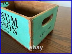 Set Of 5 Vintage Style Waxed Wooden Boxes Fortnum & Mason