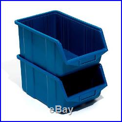 Set of 120 blue large ECO-Box storage bin 35 x 22 x 16.5 cm, size 3