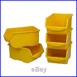 Set of 120 yellow large ECO-Box storage bin 35 x 22 x 16.5 cm, size 3