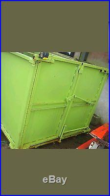 Skip large metal container