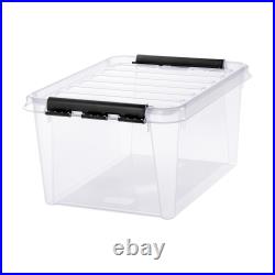 SmartStore Classic 31 Storage Box Spacious, Stackable and Transparent, 32 Litres
