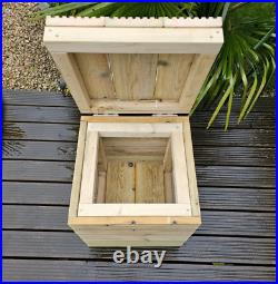 Square Hinged Garden/Patio Decking Storage Box