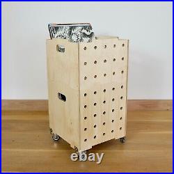 Stacking Plywood Crates Storage Solution Set of Three