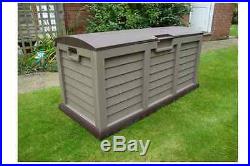 Starplast Plastic Garden Storage Box Chest Tools Patio Extra Large Outdoor Shed
