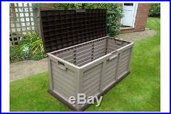Starplast Plastic Garden Storage Box Chest Tools Patio Extra Large Outdoor Shed
