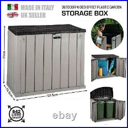 Storage Box Shed Bin Store Outdoor & Indoor Garden Front Access 842L Toomax