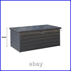 Storage Cabinet 200/350/600L Garden Steel Chest Box Tool Shed Patio Container