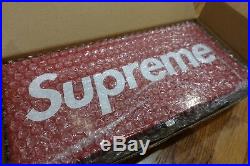 Supreme Logo Red Large Metal Storage Box Brand New In Box Bubble 100% Authentic