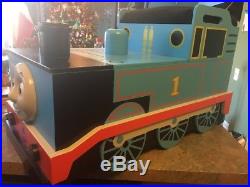 Thomas the train storage large wooden toy box