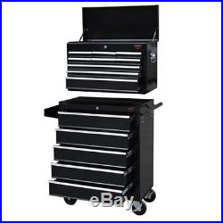 Tool Cabinet Chest Box Drawers Storage Black Garage Workshop Extra Large