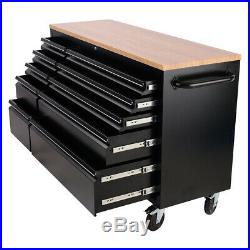 Tool Chest Box Cabinet Storage 10Drawer Moving Organizer Garage Mobile Workbench