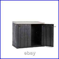 Toomax Stora Way Extra Large Garden Storage Box In Warm Grey 1270L Capacity NEW