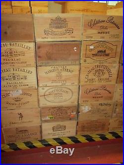Trade pallet 50 wine boxes/ wine crates job lot wooden french crates wine box